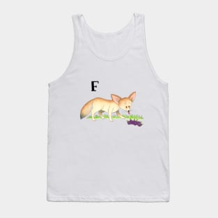 F is for Fennec Fox Tank Top